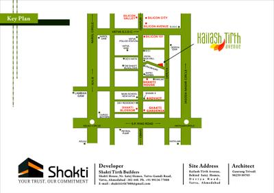 Image of 610 Sq.ft 1 BHK Apartment / Flat for sale in Shakti Kailash Tirth Avenue, Vatva, Ahmedabad for Rs. 1340000