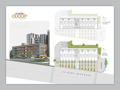 Image of 1612 Sq.ft 4 BHK Apartment / Flat for sale in Pramukh Abode, Sargasan, Gandhinagar for Rs. 21500000