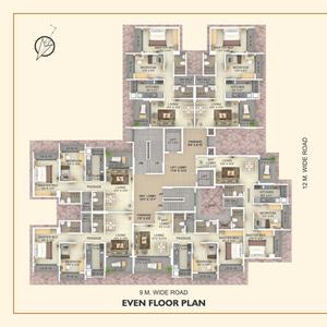 Image of 650 Sq.ft 1 BHK Apartment / Flat for sale in Anora Residency, Virar West, Virar for Rs. 4800000