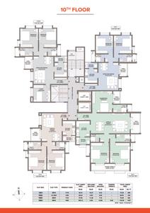 Image of 1068 Sq.ft 2 BHK Apartment / Flat for sale in Mittal Sun Orchid, Kothrud, Pune for Rs. 17300000
