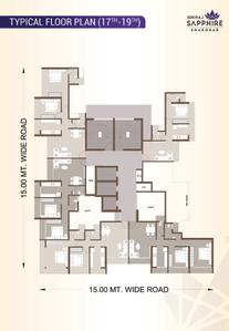 Image of 1050 Sq.ft 2 BHK Apartment / Flat for sale in Giriraj Sapphire, Kharghar, Navi Mumbai for Rs. 9900000