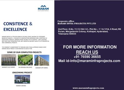 Image of 1820 Sq.ft 3 BHK Apartment / Flat for sale in Maram Katam Jayasree, Karmanghat, Hyderabad for Rs. 13129500