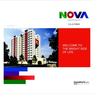 Image of 700 Sq.ft 2 BHK Apartment / Flat for sale in Magarpatta Nova Phase 1, Mundhwa, Pune for Rs. 8800000