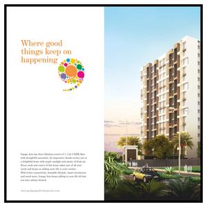 Image of 1272 Sq.ft 3 BHK Apartment / Flat for sale in Goel Ganga Aria B1 B2, Dhanori, Pune for Rs. 11500000