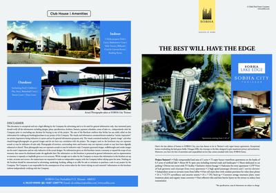 Image of 3325 Sq.ft 4 BHK Apartment / Flat for sale in Sobha Lake Edge, Puzhakkal, Thrissur for Rs. 52500000