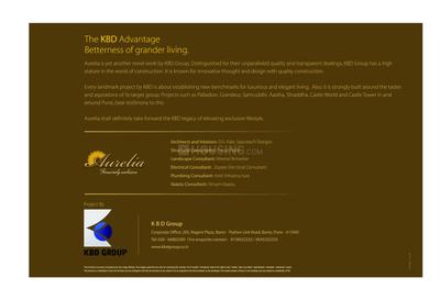Image of 1729 Sq.ft 3.5 BHK Apartment / Flat for sale in KBD Aurelia, Baner, Pune for Rs. 21000000