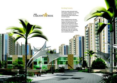 Image of 1380 Sq.ft 3 BHK Apartment / Flat for sale in Jain Carlton Creek, Manikonda, Hyderabad for Rs. 14000001