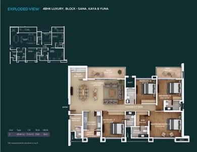 Image of 2679 Sq.ft 4 BHK Apartment / Flat for sale in Skydale, Matigara, Siliguri for Rs. 25000000