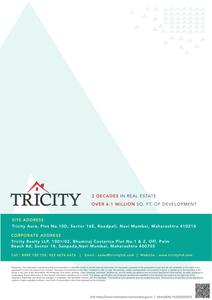 Image of 1030 Sq.ft 2 BHK Apartment / Flat for sale in Tricity Aura, Kalamboli, Navi Mumbai for Rs. 10500000