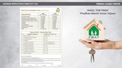 Image of 1150 Sq.ft 3 BHK Apartment / Flat for sale in The Address, Mullanpur Garibdass, Chandigarh for Rs. 7500000