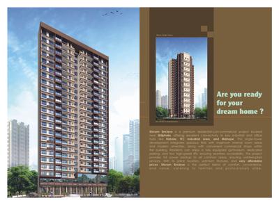 Image of 710 Sq.ft 1 BHK Apartment / Flat for sale in Rajaram Shivam Enclave, Shilphata, Thane for Rs. 4100000