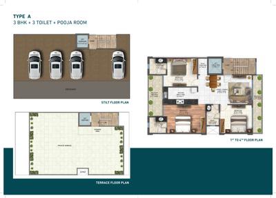 Image of 890 Sq.ft 3 BHK Builder Floor for sale in Signature Global City 37d II Phase II, Sector 37D, Gurgaon for Rs. 14300000