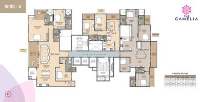 Image of 1092 Sq.ft 2 BHK Apartment / Flat for sale in Akanksha The Camelia, Wakad, Pune for Rs. 6000000