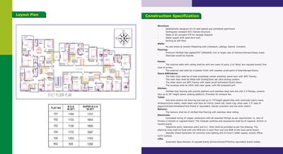 Image of 1384 Sq.ft 3 BHK Apartment / Flat for sale in Loger Saraswati Gallery, Raghunathpur, Bhubaneswar for Rs. 10500000