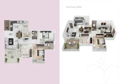 Image of 1410 Sq.ft 3 BHK Apartment / Flat for sale in Ira Housing Society, Handewadi, Pune for Rs. 8000000