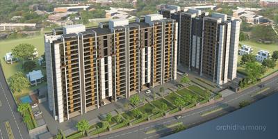 Image of 1870 Sq.ft 3 BHK Apartment / Flat for sale in Orchid Harmony, Shela, Ahmedabad for Rs. 12100000