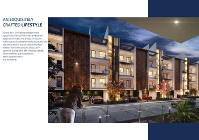 Image of 1114 Sq.ft 3 BHK Apartment / Flat for sale in Serenity Sky, Kharar, Mohali for Rs. 7500000