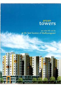 Image of 1516 Sq.ft 3 BHK Apartment / Flat for sale in Aryan Towers, Madhyamgram, Kolkata for Rs. 7550000