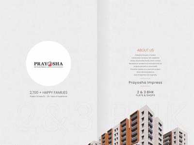 Image of 970 Sq.ft 2 BHK Apartment / Flat for sale in Prayosha Impress, Dindoli, Surat for Rs. 2610000