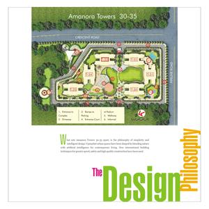 Image of 1070 Sq.ft 2.5 BHK Apartment / Flat for sale in Amanora Trendy Homes, Hadapsar, Pune for Rs. 12000000