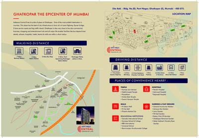 Image of 529 Sq.ft 1 BHK Apartment / Flat for sale in Pragati CHS Adityaraj Central, Ghatkopar East, Mumbai for Rs. 10500000