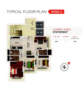 Image of 999 Sq.ft 2 BHK Apartment / Flat for sale in Kaustubh Platinum, Borivali East, Mumbai for Rs. 18500000