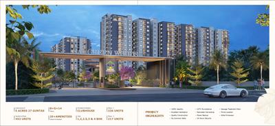 Image of 1380 Sq.ft 3 BHK Apartment / Flat for sale in United Sai Greenwoods Phase 2, Whitefield, Bengaluru for Rs. 14800000
