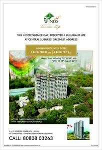Image of 585 Sq.ft 1 BHK Apartment / Flat for sale in Ecohomes Eco Winds, Bhandup West, Mumbai for Rs. 10500000