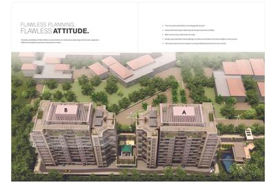 Image of 600 Sq.ft 1 BHK Duplex for sale in Prithvi Presidio Buiding B Phase 1, Hadapsar, Pune for Rs. 9500000