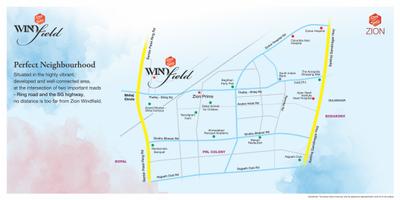 Image of 2548 Sq.ft 3 BHK Apartment / Flat for sale in Zion Windfield, Thaltej, Ahmedabad for Rs. 23000000