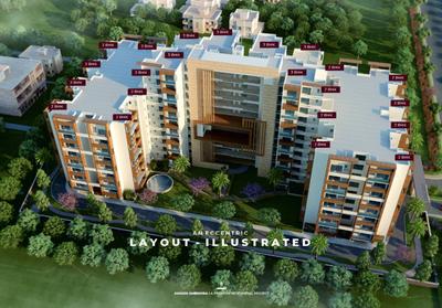 Image of 1150 Sq.ft 2 BHK Apartment / Flat for sale in Awadh Ambrosia, Harhua, Varanasi for Rs. 4485000