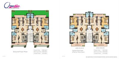Image of 1895 Sq.ft 3 BHK Builder Floor for sale in Omaxshiva ll, Naini, Allahabad for Rs. 9800000