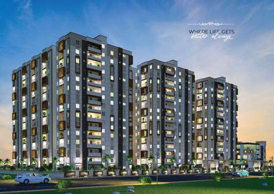 Image of 1270 Sq.ft 2 BHK Apartment / Flat for sale in Vazhraa Prathik Phase II, Nizampet, Hyderabad for Rs. 9900000