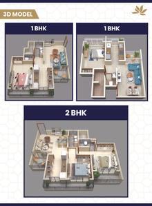 Image of 590 Sq.ft 1 BHK Apartment / Flat for sale in Kulswamini, Kalyan West, Kalyan for Rs. 5947800