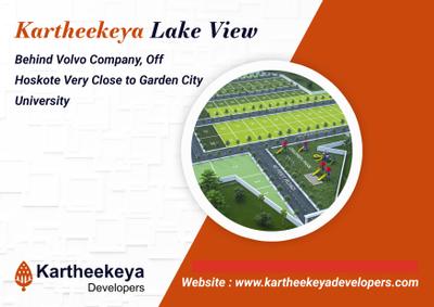 Image of 1225 Sq.ft Residential Plot / Land for sale in Kartheekeya Lake View, Byrnahalli, Kolar for Rs. 3062500