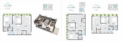 Image of 1197 Sq.ft 2 BHK Apartment / Flat for sale in Rashmi Pearl Block A To F, Narolgam, Ahmedabad for Rs. 4000000
