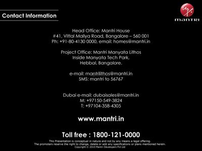 Mantri Manyata Lithos Brochure 41