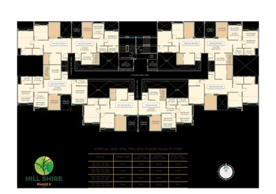 Image of 980 Sq.ft 2 BHK Apartment / Flat for sale in Guardian Hill Shire Phase 2, Wagholi, Pune for Rs. 6000000
