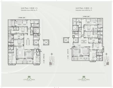 Image of 3745 Sq.ft 3 BHK Apartment / Flat for sale in Central Park, Ashok Nagar, Jaipur for Rs. 61800000
