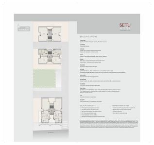 Image of 1000 Sq.ft 2 BHK Apartment / Flat for sale in Sarjan Setu Altezza, Tragad, Ahmedabad for Rs. 6500000