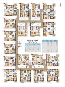 Image of 1652 Sq.ft 3 BHK Apartment / Flat for sale in RV Silpa Hilltop, Gachibowli, Hyderabad for Rs. 17900000