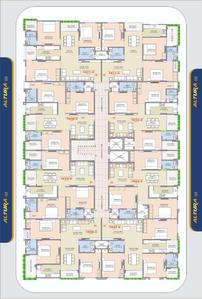 Image of 1633 Sq.ft 3 BHK Apartment / Flat for sale in MRG Altura III, Mansarovar, Jaipur for Rs. 8400000