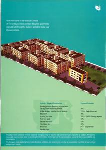 Image of 511 Sq.ft 1 BHK Apartment / Flat for sale in Hansa Courtyard, Tiruvottiyur, Chennai for Rs. 3500000