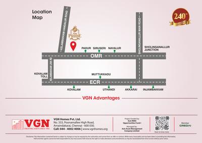 Image of 1000 Sq.ft Residential Plot / Land for sale in VGN Pride, Ponmar, Chennai for Rs. 7000000