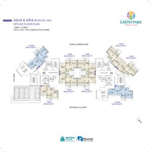 Image of 600 Sq.ft 1 BHK Apartment / Flat for sale in Raunak Earth Park Building No 5, Kalyan West, Kalyan for Rs. 3690000