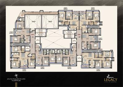 Image of 663 Sq.ft 2 BHK Apartment / Flat for sale in Swastik Legacy, Chembur, Mumbai for Rs. 18500000