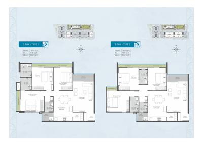 Image of 1900 Sq.ft 3 BHK Apartment / Flat for sale in Raama Skyz, Sama Savli, Vadodara for Rs. 7500000