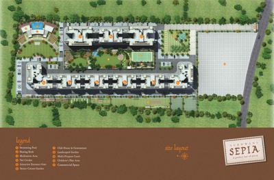 Image of 1005 Sq.ft 2 BHK Apartment / Flat for sale in Sukhwani Sepia 97 Sepia Phase III, Tathawade, Pune for Rs. 9500000
