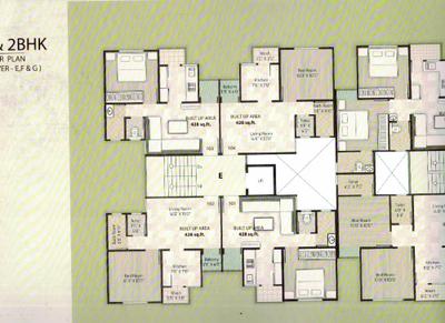 Image of 750 Sq.ft 2 BHK Apartment / Flat for sale in Samruddhi Residency, Soma Talav, Vadodara for Rs. 3000000