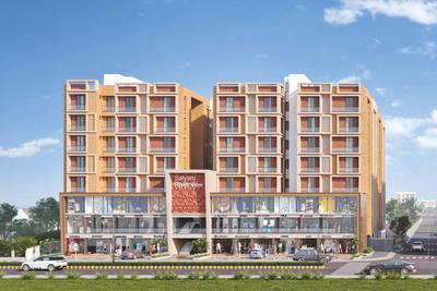 Image of 800 Sq.ft 3 BHK Apartment / Flat for sale in Satyam River View, Bhakti Nagar, Rajkot for Rs. 3399000